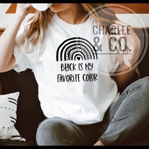 Black is My Favorite Color Graphic Tee